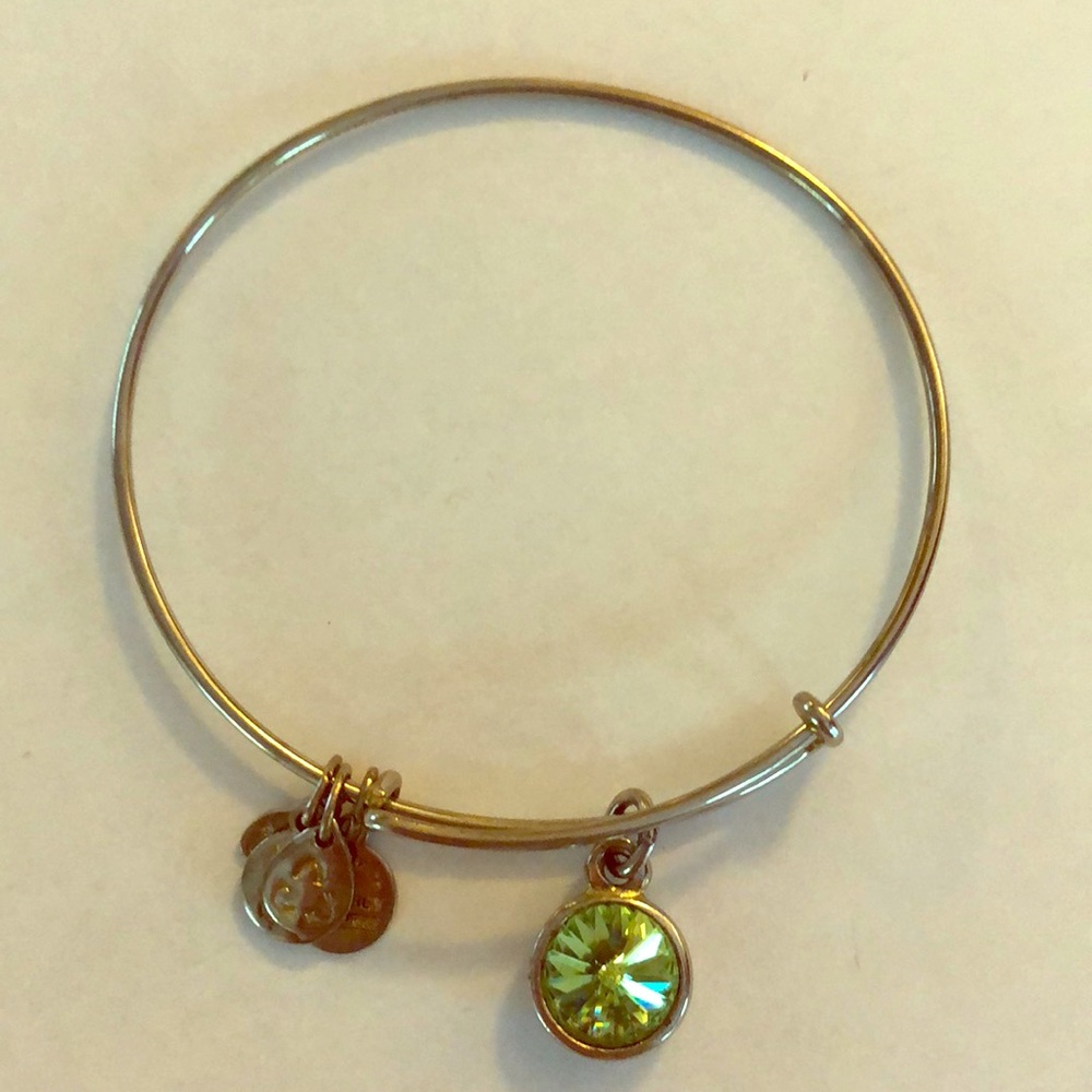 Alex and Ani August birthstone bracelet